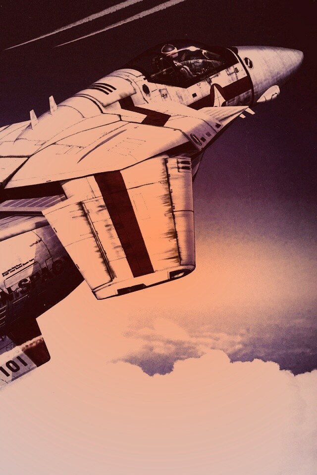 Реактивный самолёт будущего обои