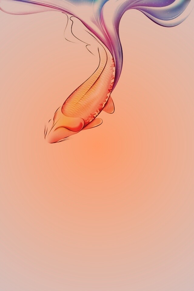 Золоая рыбка  обои