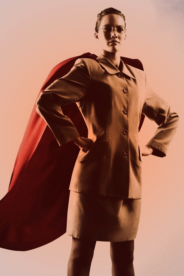 Офисный супергерой обои