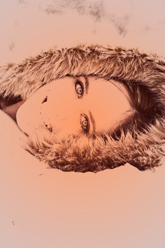 Девушка в снегу обои