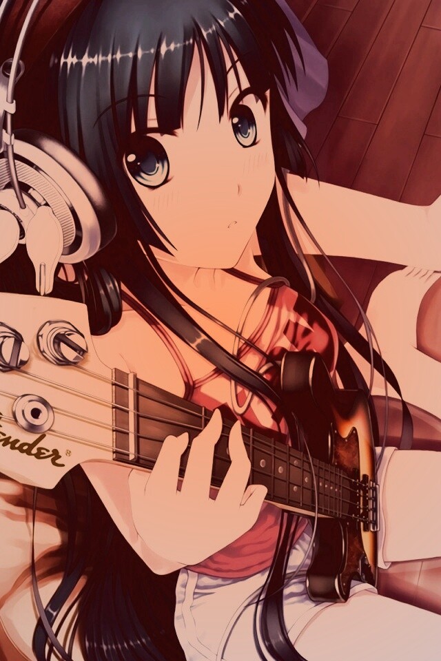 Лоли с гитарой обои