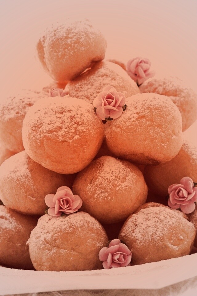 Круглые пироженки обои