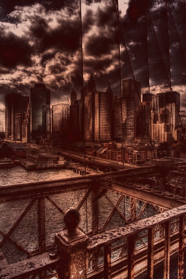 Вид с моста обои