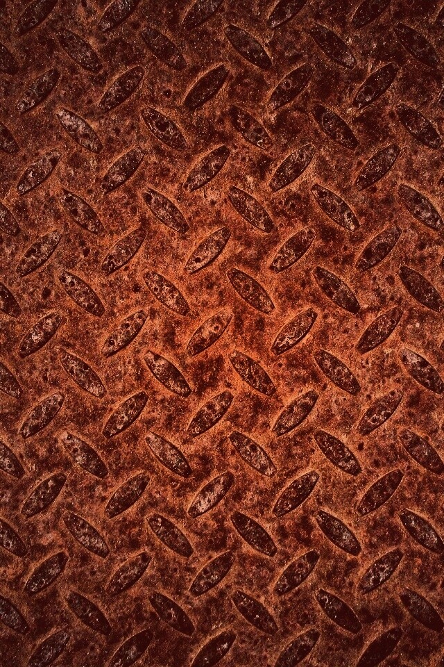 Ржавый перфорированный стальной лист обои