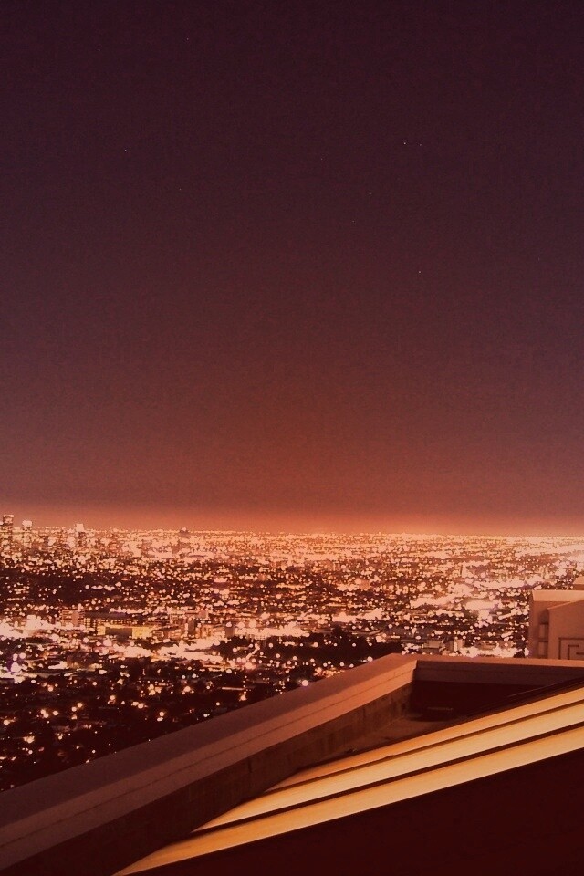 Вид на город обои