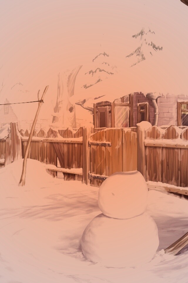 Снеговик обои