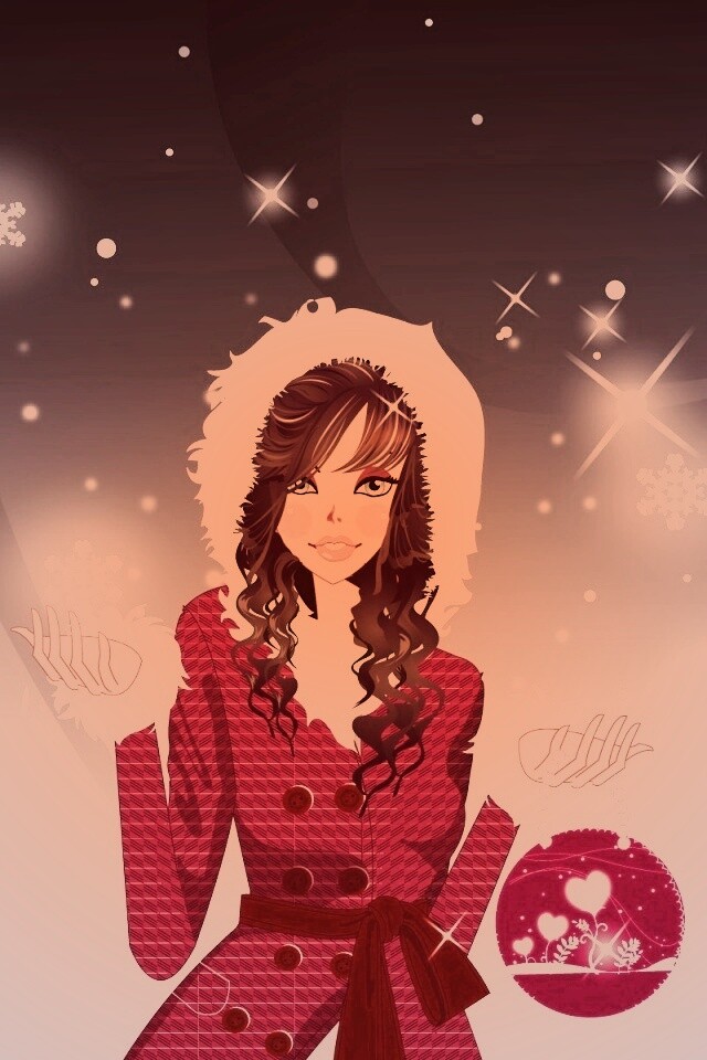 Модный новый год обои