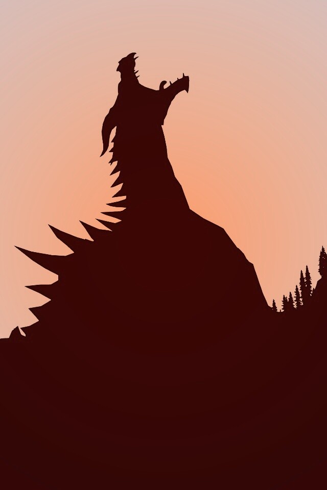 Крик из The Elder Scrolls V: Skyrim обои