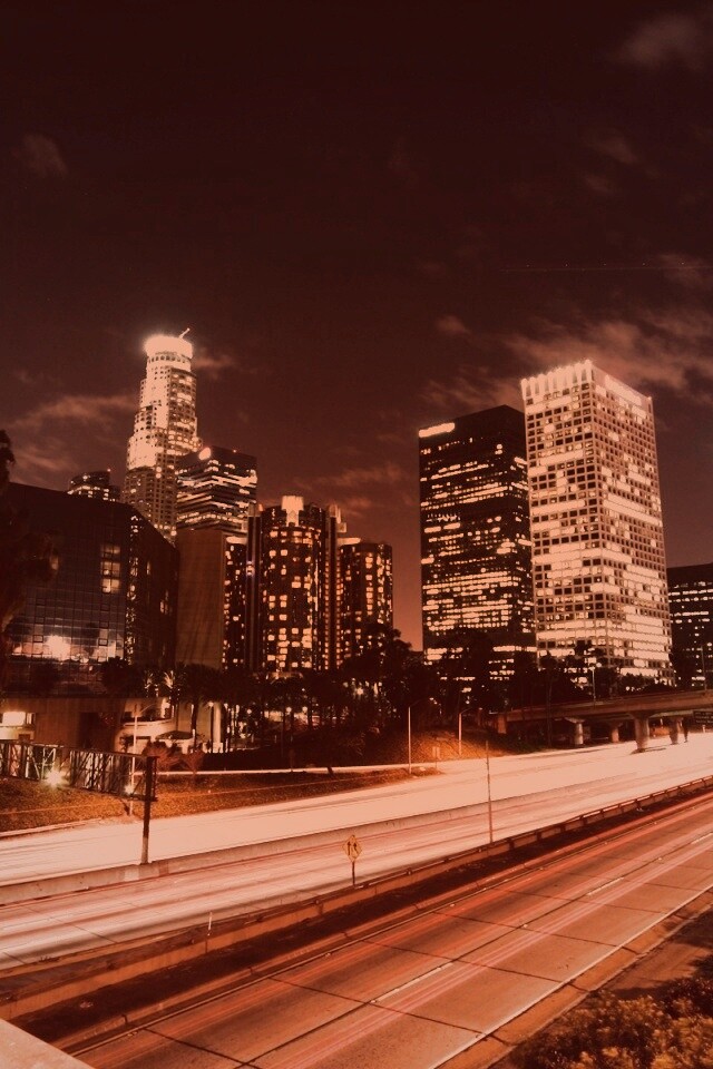 Ночной город обои