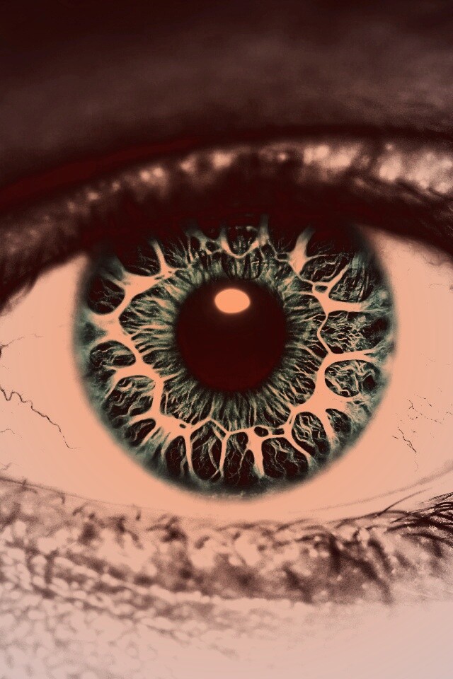 Бирюзовый глаз обои