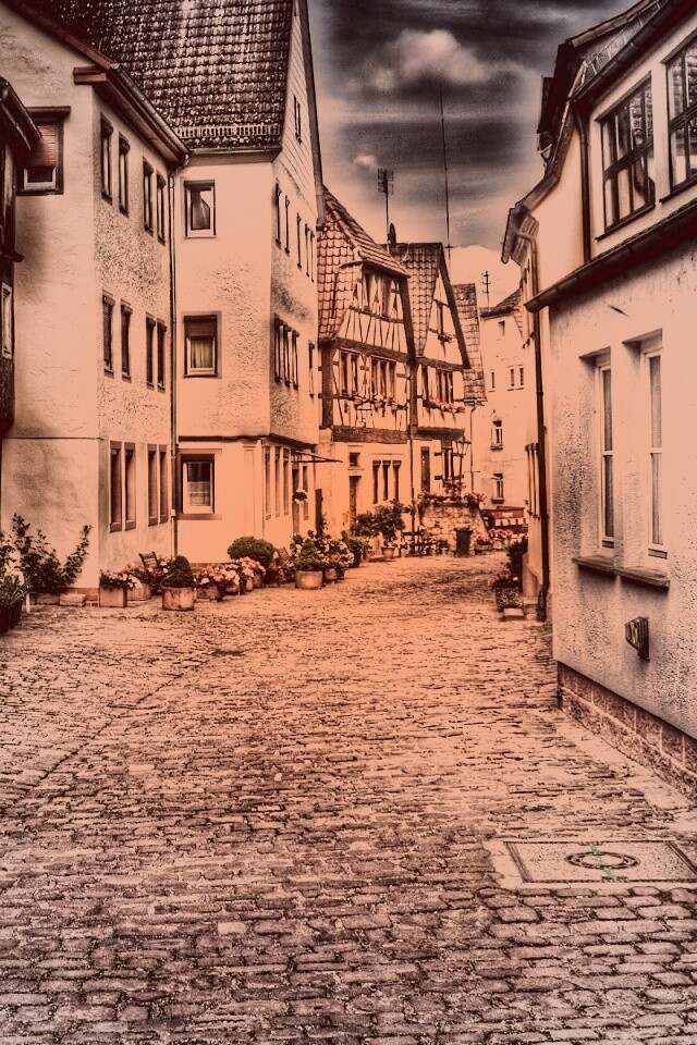 Старый городок обои