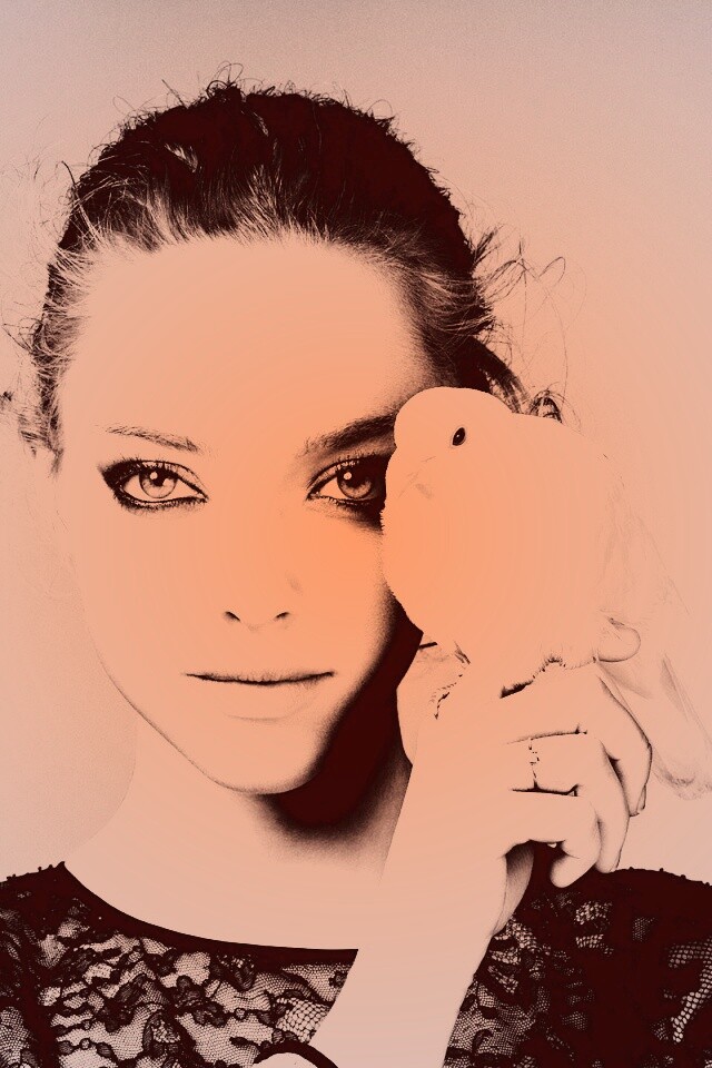 Девушка и попугай обои