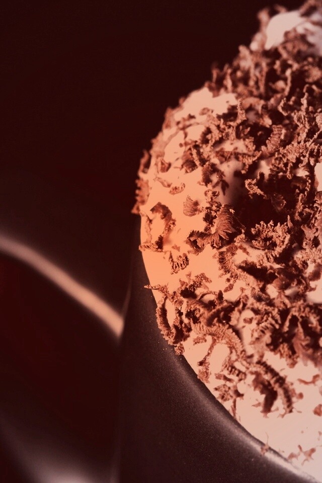 Кофе со сливками и шоколадом обои