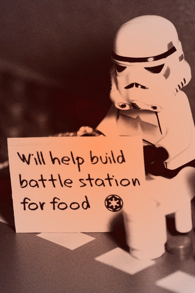 Помогу построить Звезду Смерти за еду обои