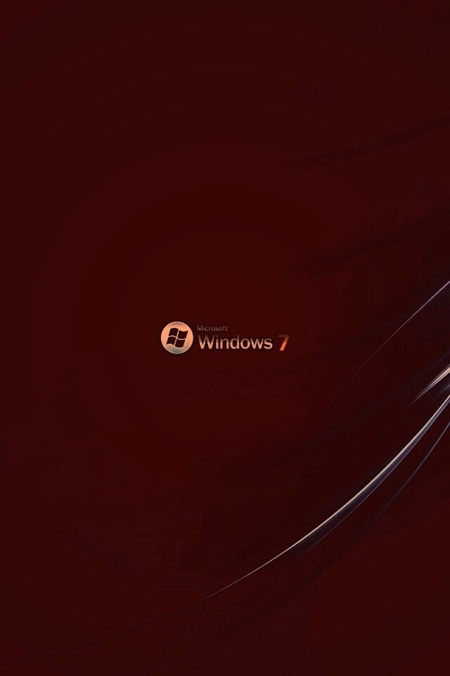 Темный фон Windows 7 обои
