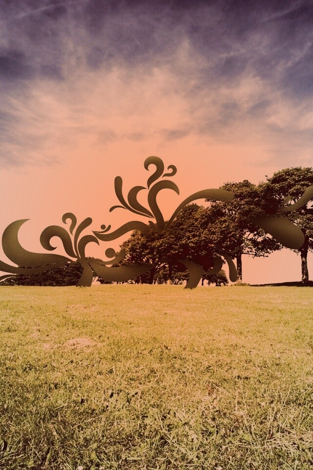 На равнине обои