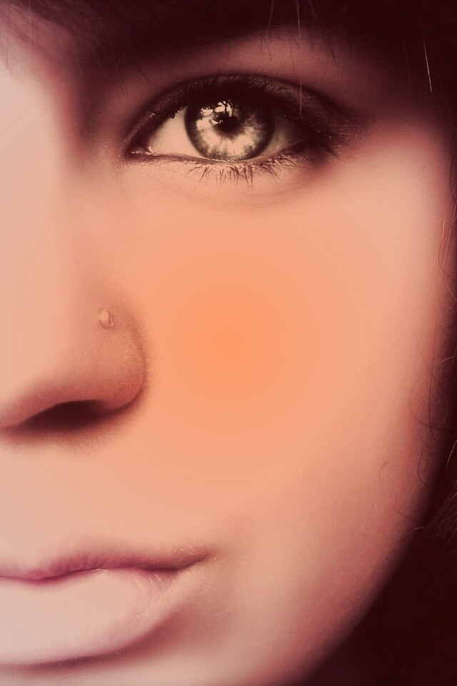 Лицо крупным планом обои