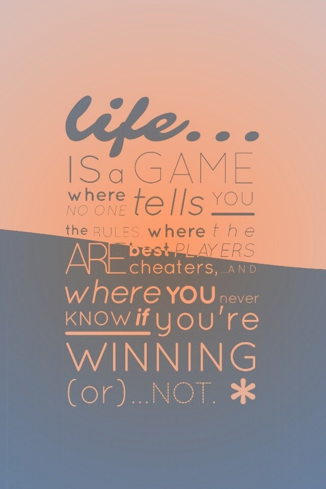 Жизнь - игра обои