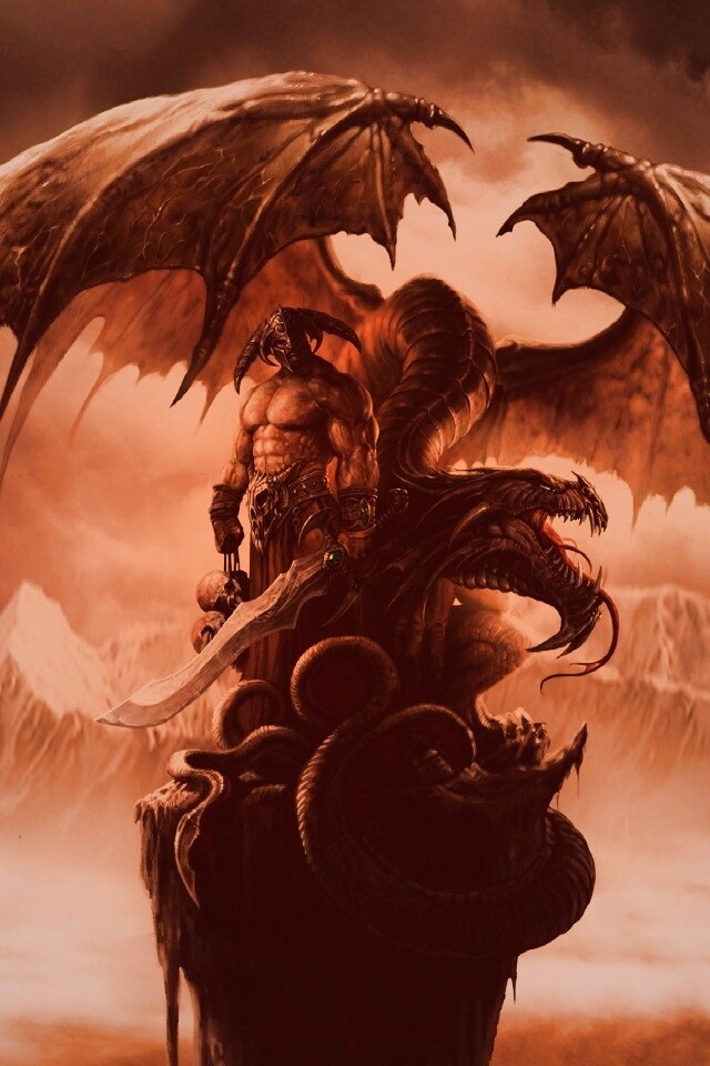 Варвар и дракон обои