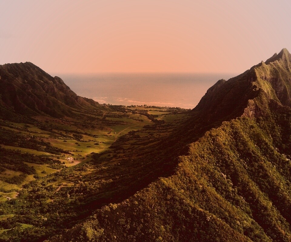 Горный хребет обои