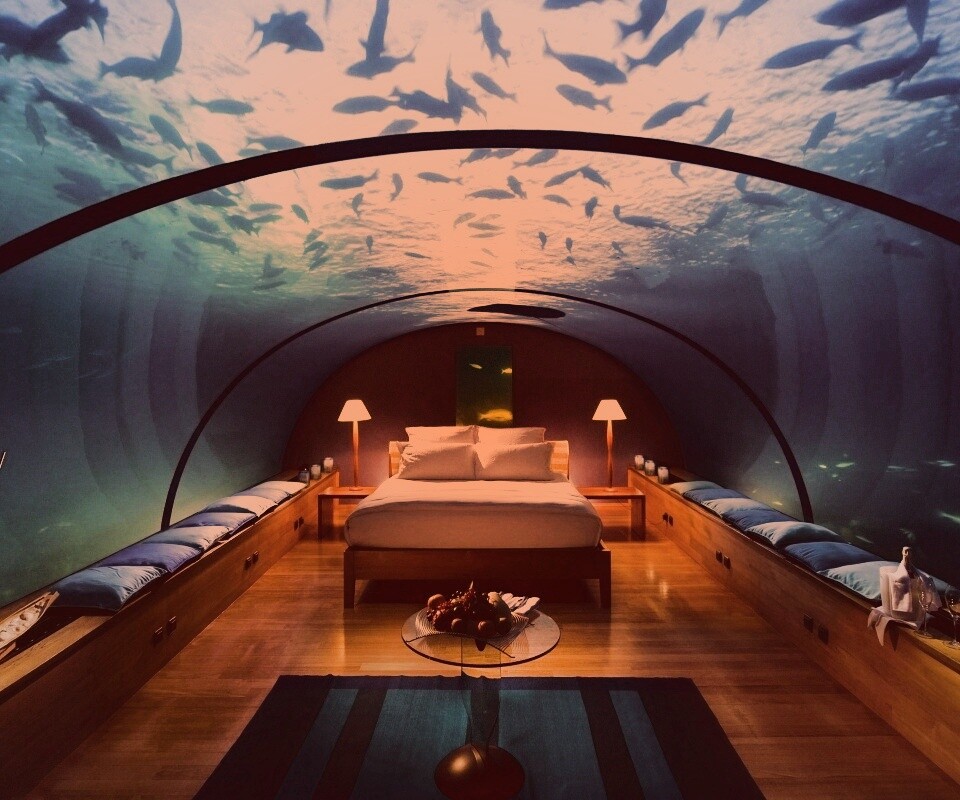 Подводные аппартаменты обои