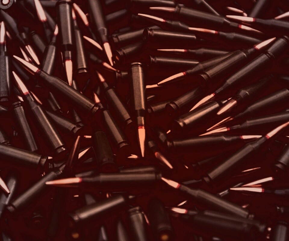 Черные патроны обои