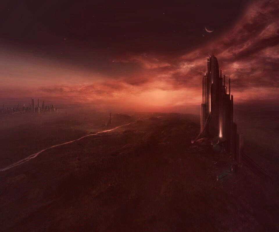 Города будущего обои