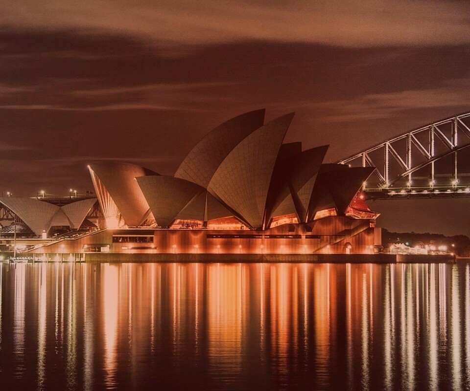 Здание оперы в Сиднее обои