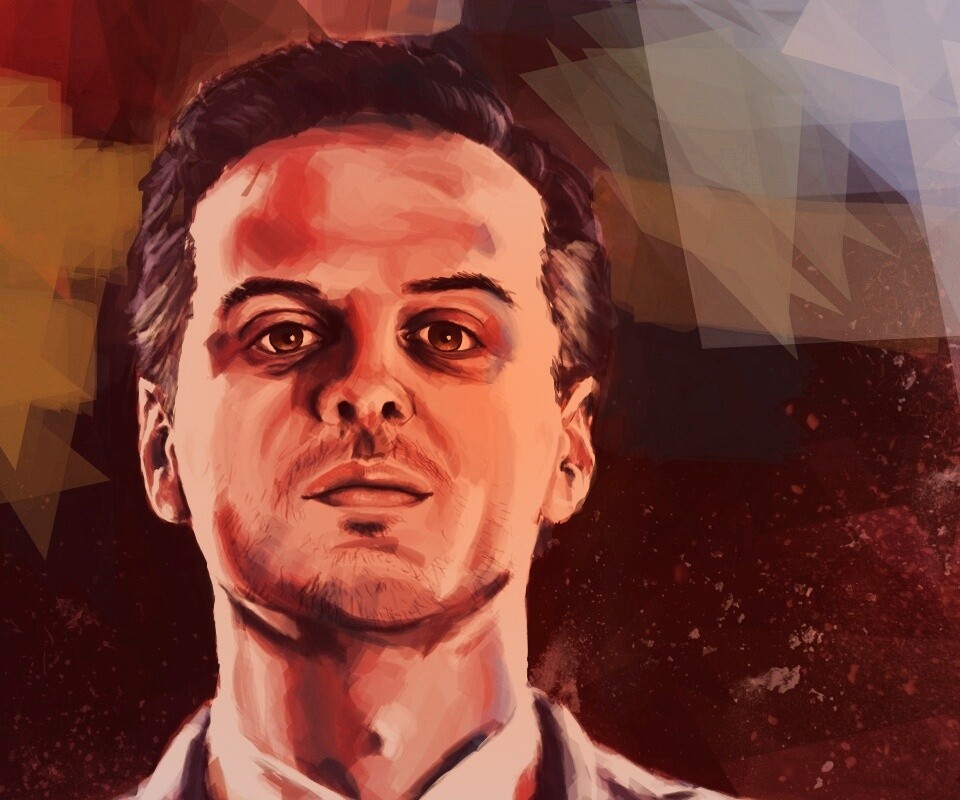 Портрет Джима Мориарти обои