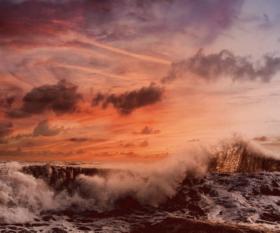 Бушующее море обои