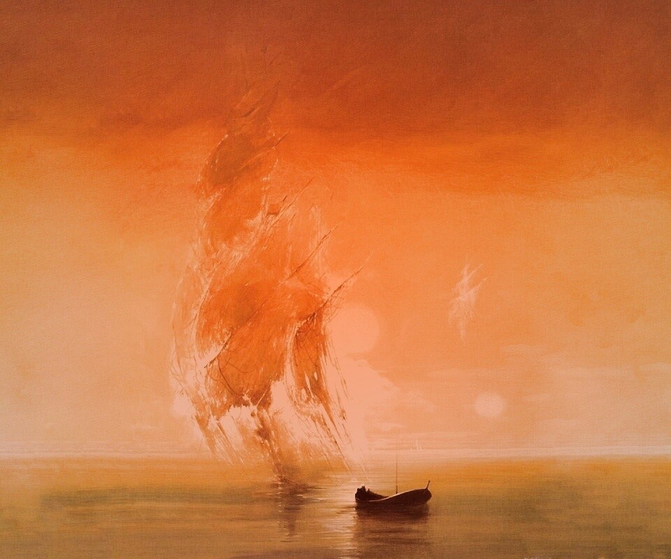 Призрачный парусник обои