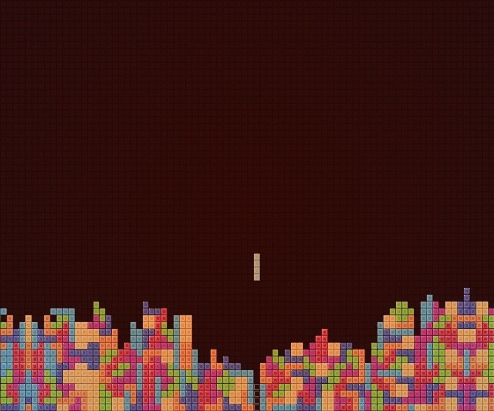 Гигантский тетрис обои