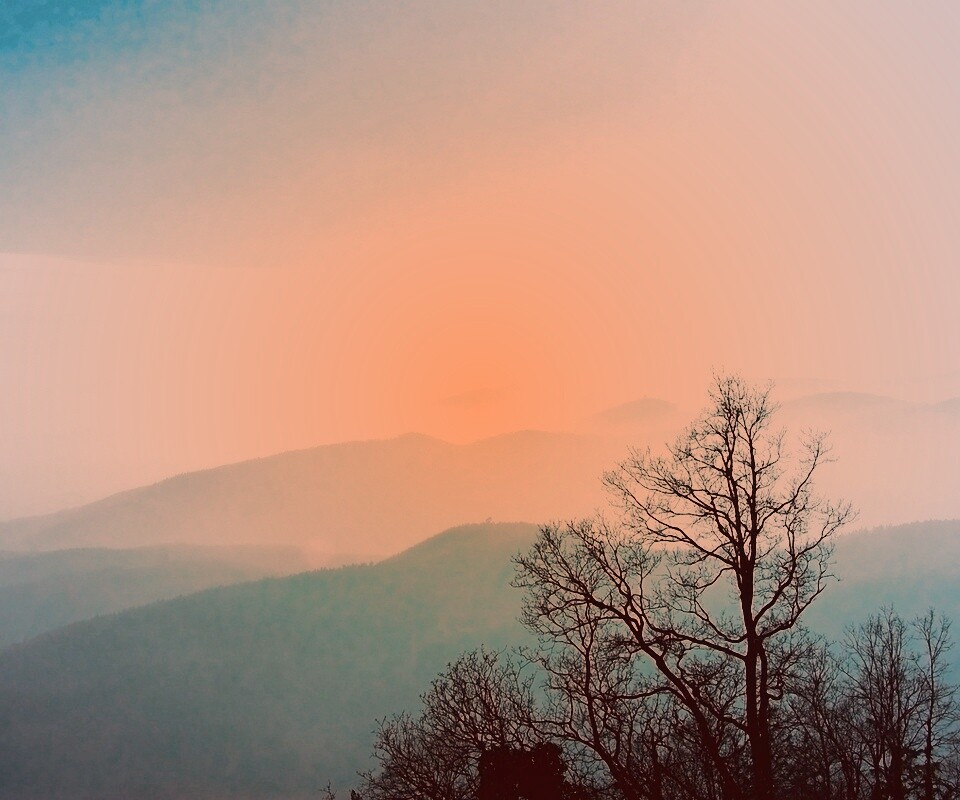 Голубые горы обои