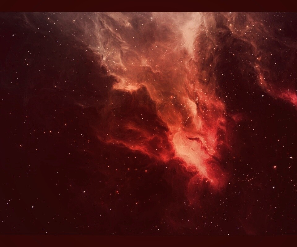 Красная туманность обои