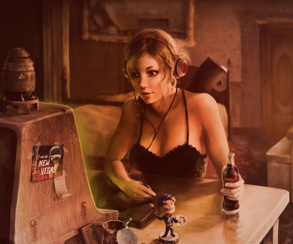 Девушка Одинокий странник обои