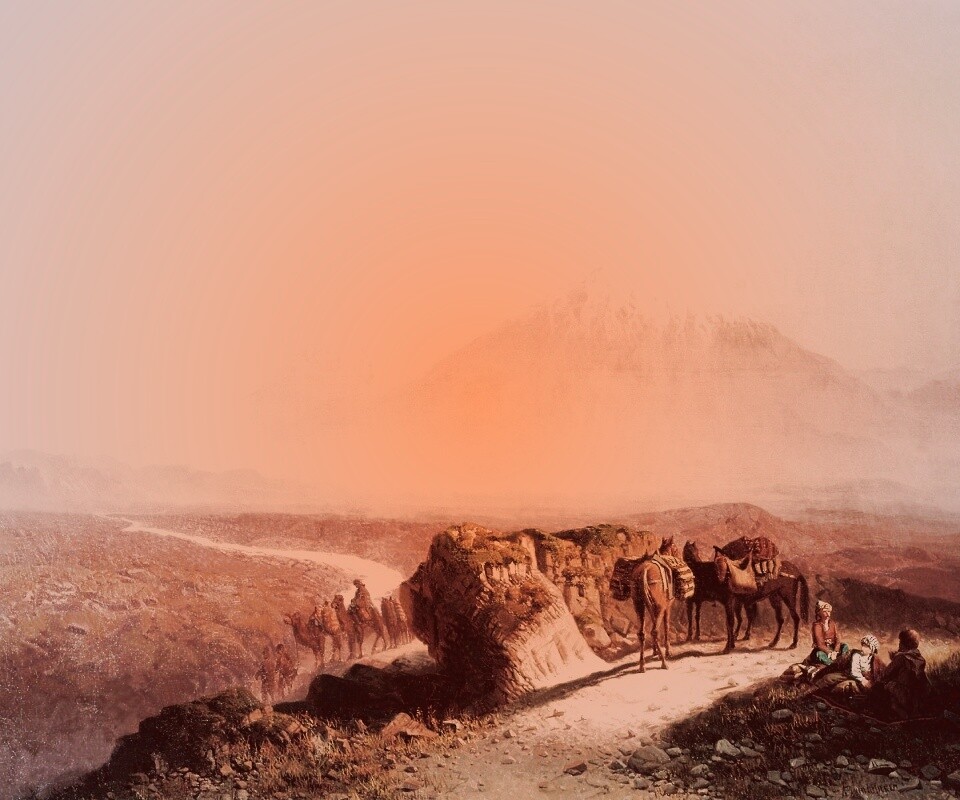 Картина "Вид на Арарат" обои