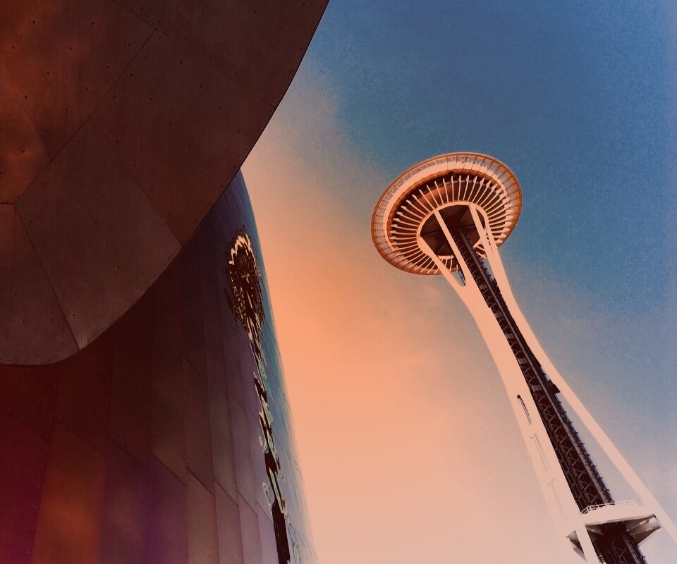 Space Needle Tower обои