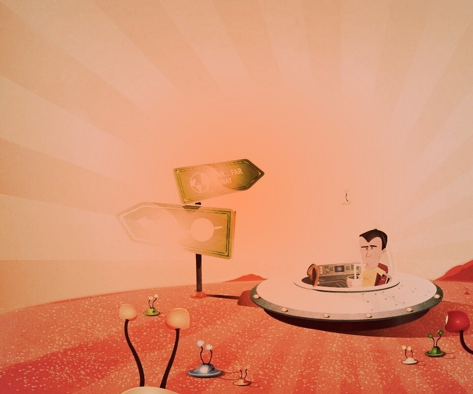 Космическое путешествие обои