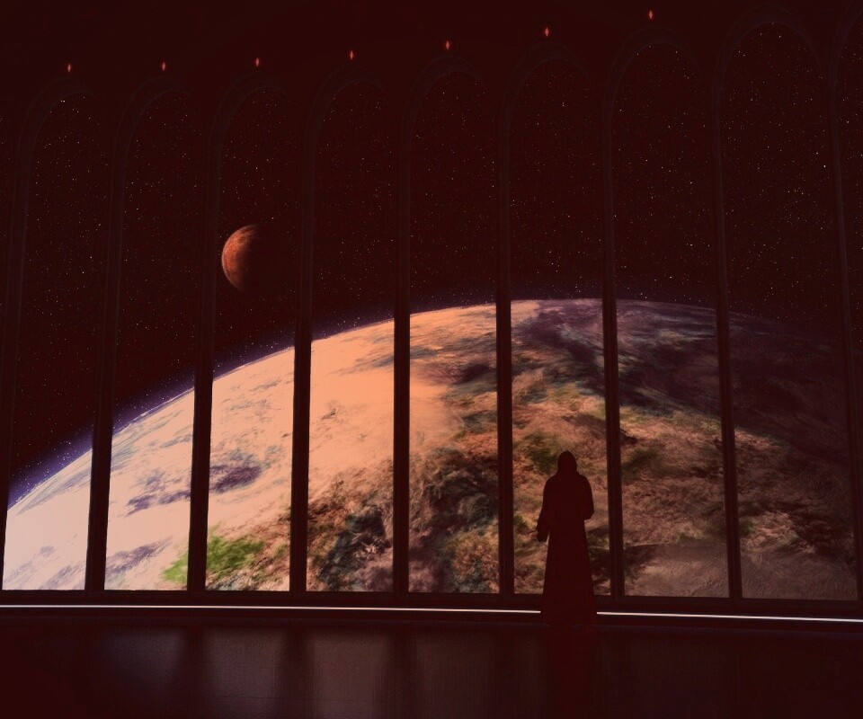 Вид на планету обои