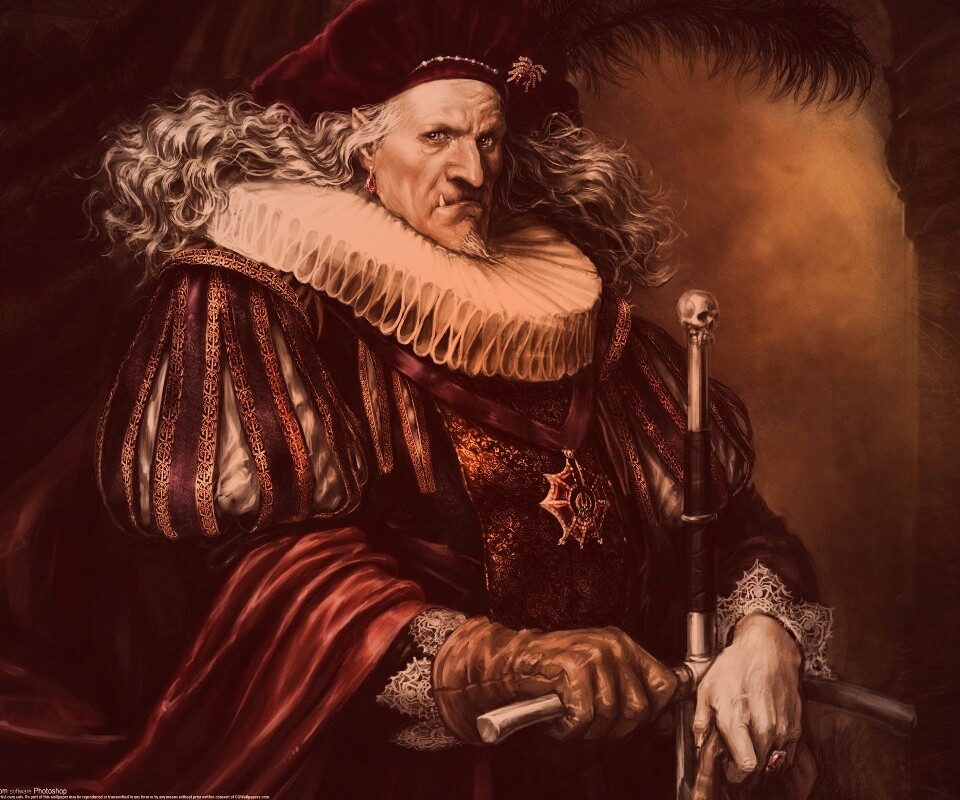 Портрет вампира обои