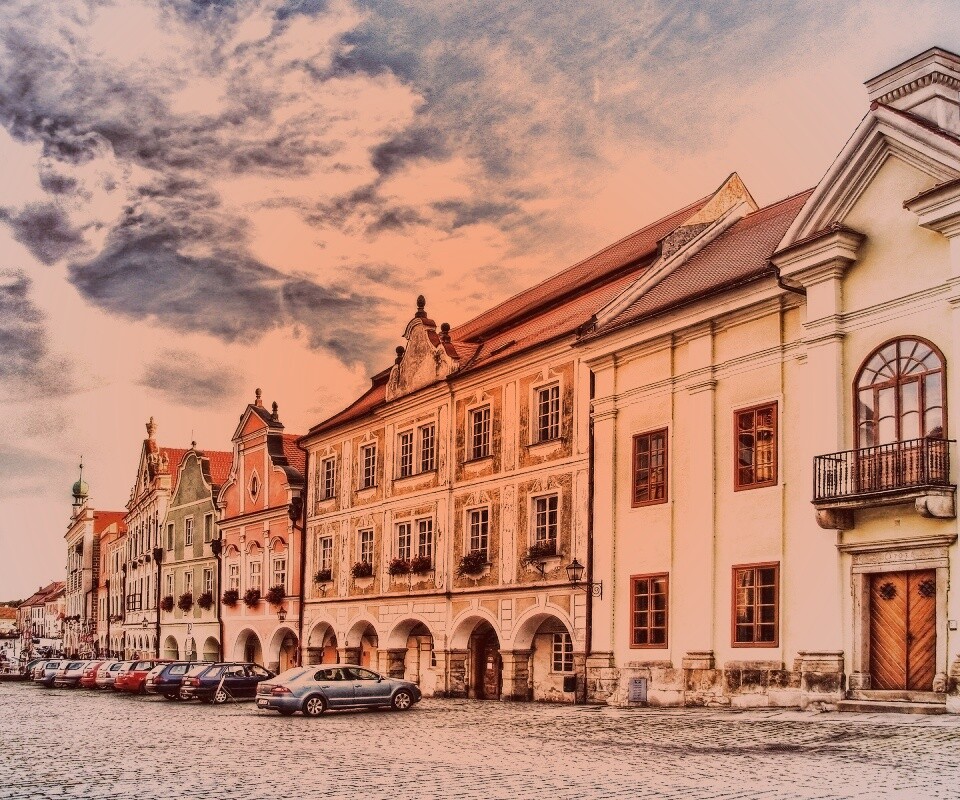 Домики в Чехии обои