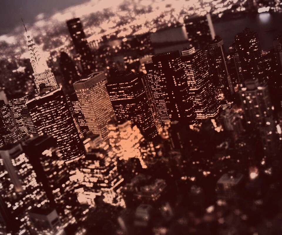 Ночной Нью-Йорк обои