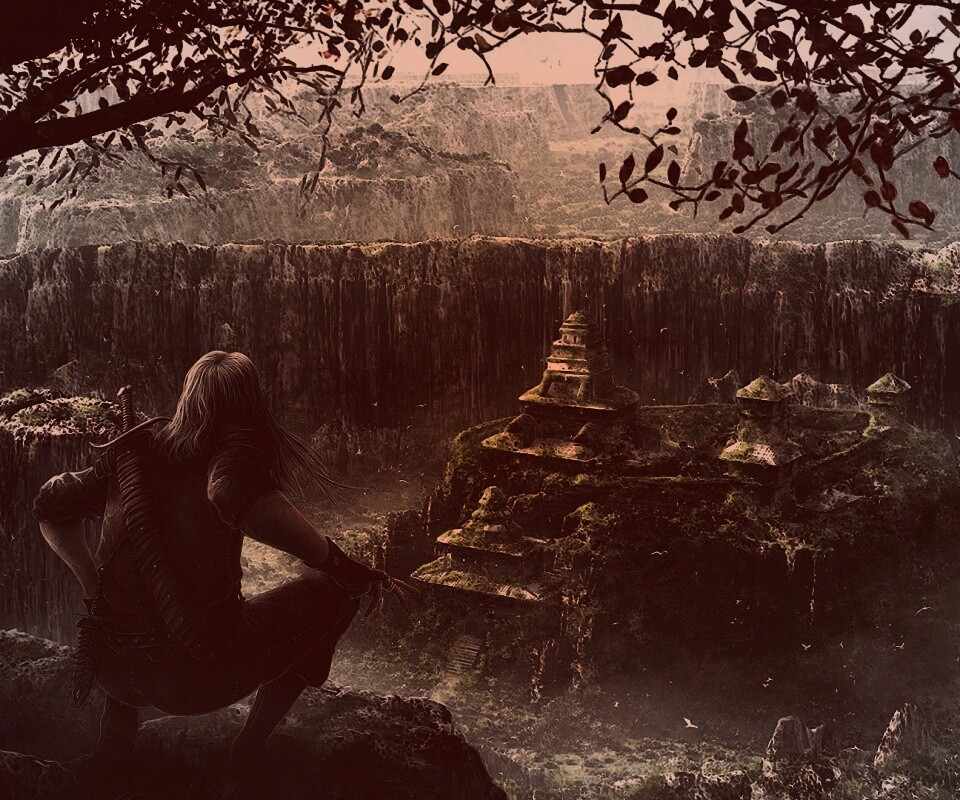 Затерянный город обои