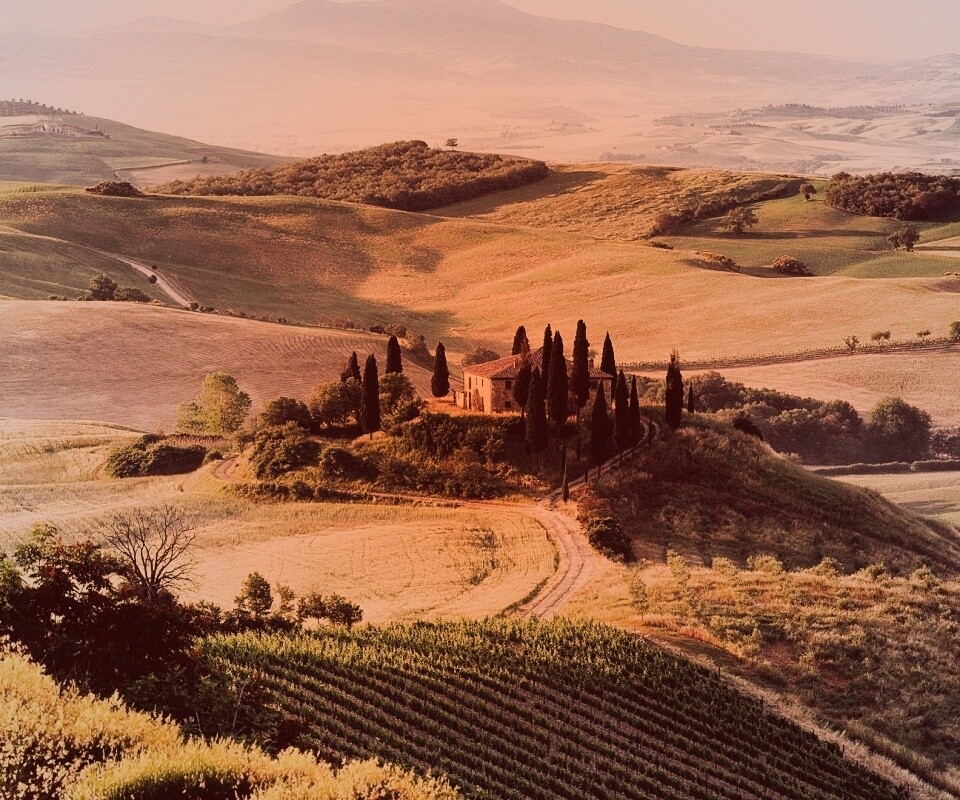 Поместье в Италии обои