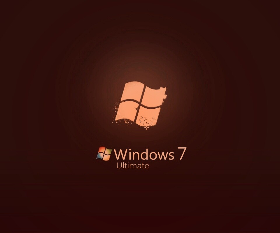 Логотип WIndows 7 Ultimate обои