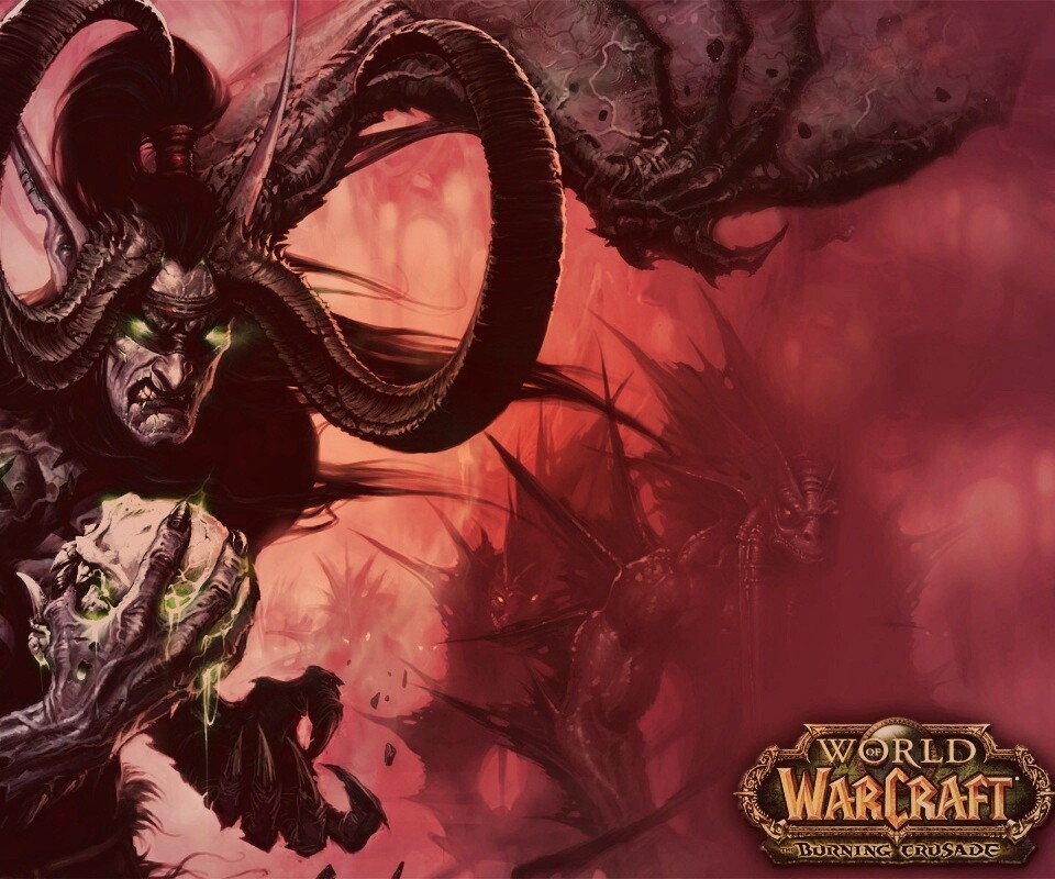 Иллидан из WoW BC обои