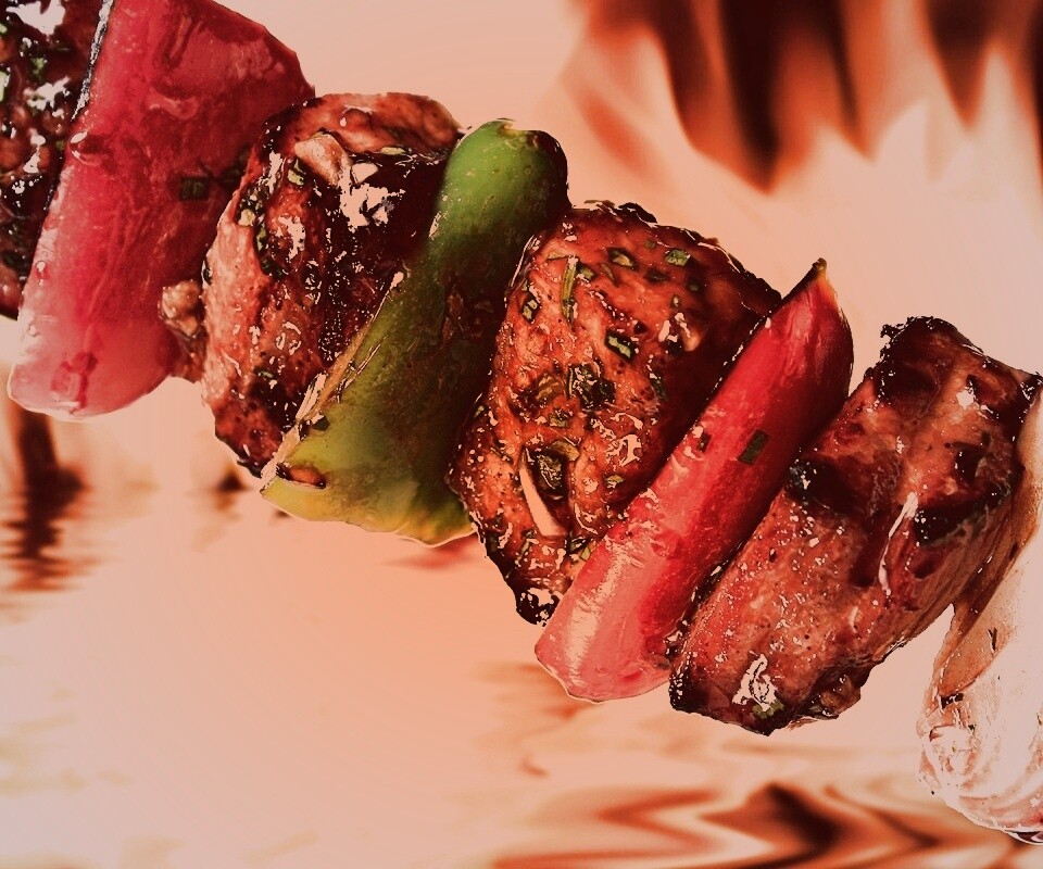 Сочный шашлычок обои