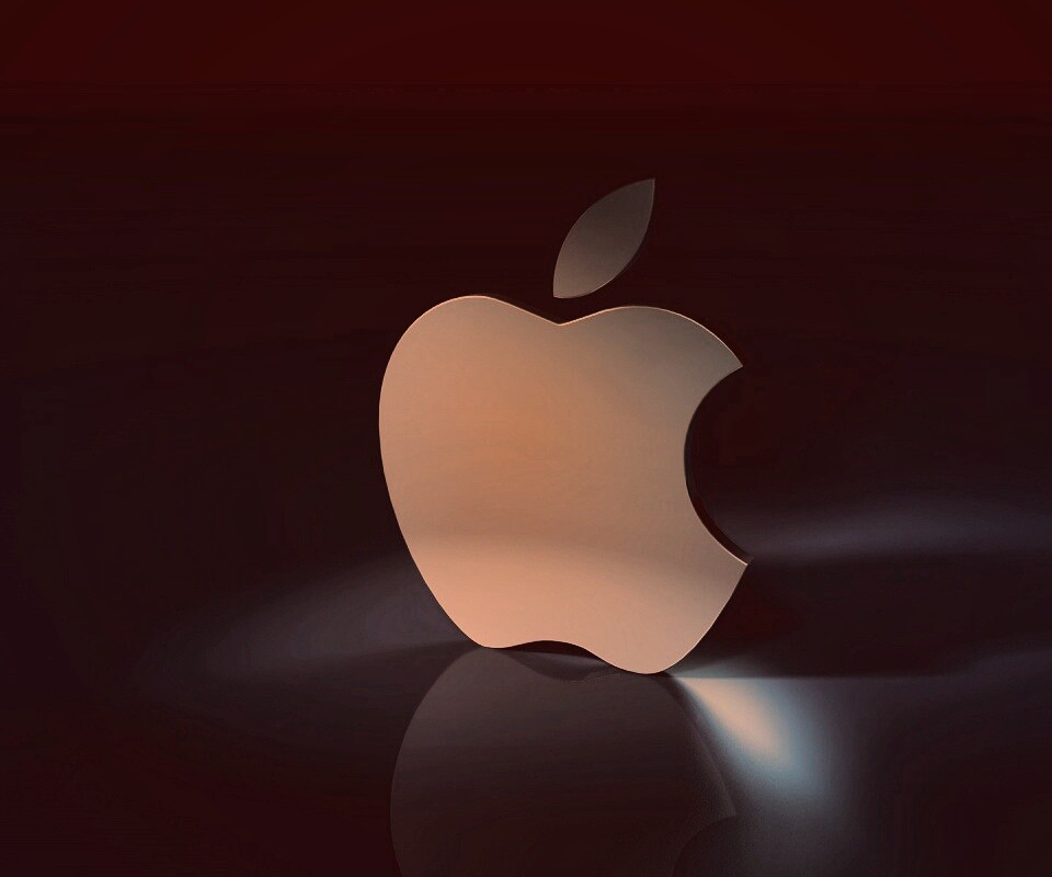 3D логотип Apple обои