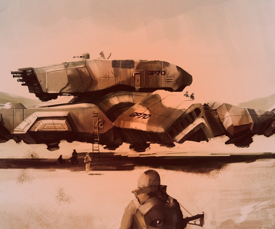 Летающий танк обои