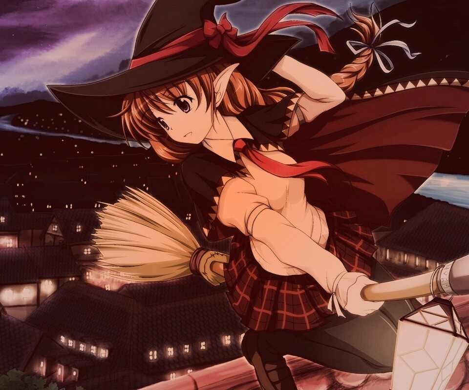 Эльфийская ведьмочка обои